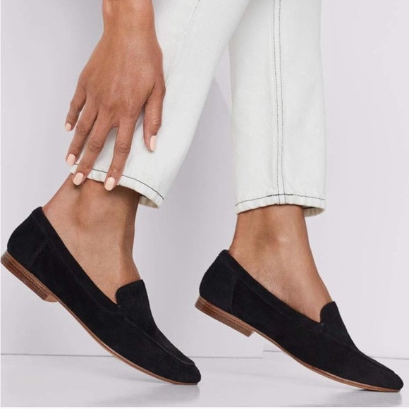 Aldo Black Suede Pointed Loafers 8.5 - Picture 1 of 5